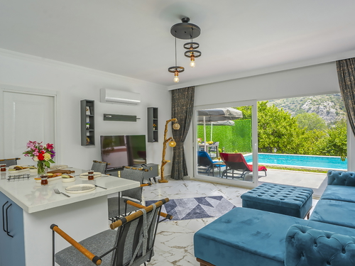  gece  -  Kasım
  | Kalkan İslamlar'da Jakuzili, Muhafazakar Villa: Doğayla İç İçe Tatil